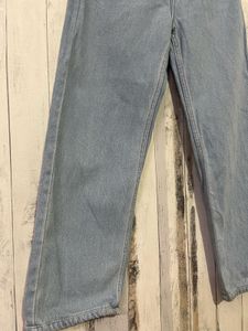 Iced Blue Wide Leg Denim