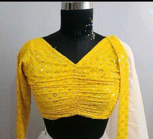 Haldi Lehnga Set