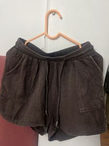 Brown Casual Shorts