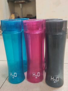MULTI COLOUR OVAL SHAPE WATER BOTTLES