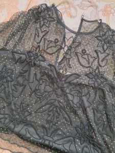 This Is A Beautiful Crop Embroidery Top