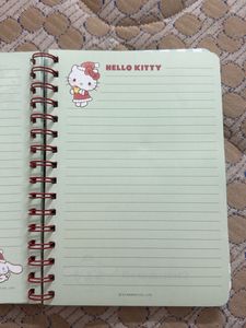 its a sanrio notebook