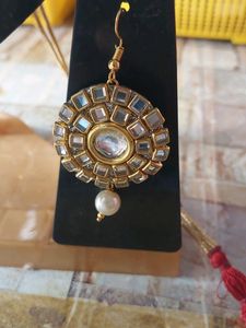 White Stone Necklace Jewellery Set