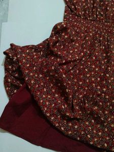 Floral Print Mini Dress