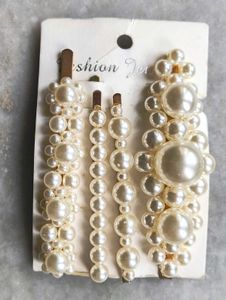 Pearl Hair Clip Set