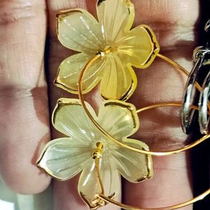 4 Set Of Flower hoops