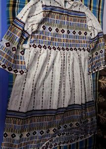 Patterned Mini Dress