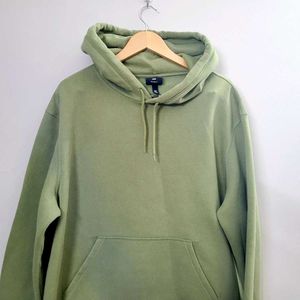 H&amp;M Relaxed Fit Light Green Hoodie