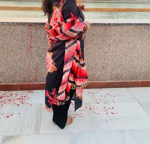 Floral Print Kurta Set