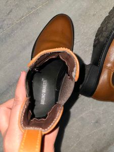 Bruno Manetti - "Tan Flat Boots"