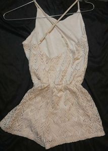 Lace Play Suit(offer Ur Price If U Like It)