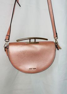 Big Brand Shimmer Pink Allen Solly Sling Bag