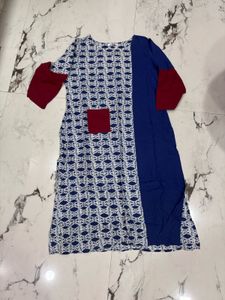 Xl cotton Colorblock Kurta