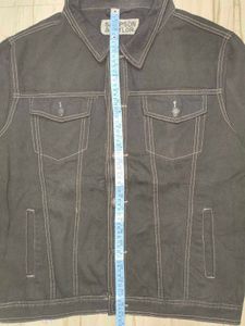 Vintage Re-Dyed Black Denim Jacket