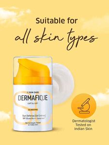 Unused Dermafique Sun Defense SPF 30 Gel Creme 50g