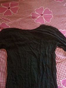 Elegant Black Embellished Kurti