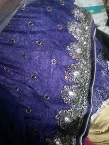 Heavy Party Wear Jari Sari