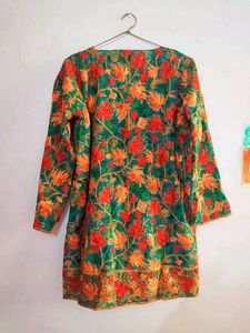 Heavy Embroidered kurti Kashmir