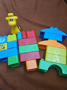 Kids Building Blocks & Giraffe