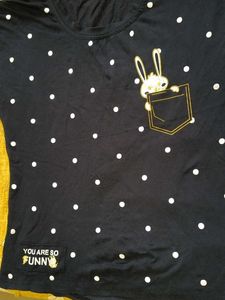 Cute Polka Dot Bunny Tee