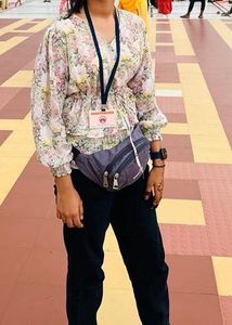 Savana Floral Ruffle Blouse