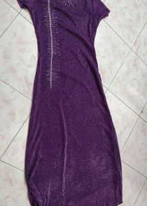 Sparkling Purple Bodycon dress