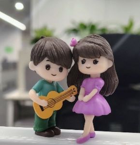 Cute Miniature Toy With Guiter For Show Piece