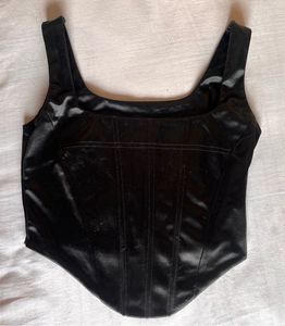 black corset top