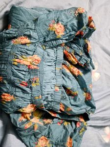 Floral Print Long Dress