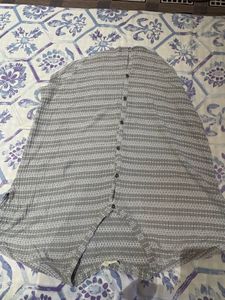 Striped Button-Down Top