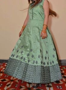 Elegant Green Ethnic Gown