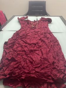 Maroon Kurta Medium Size