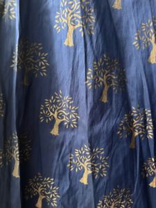 Navy Blue Ethnic Skirt