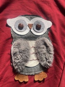 Girls Knit Shrug &amp; Owl Hoodie