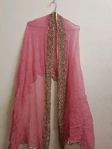 Pink Embellished Kurti