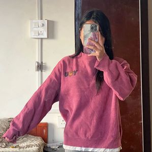 Pink Graphic Sweatshirt