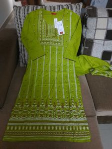 Branded Suit Set Top Bottom Cotton Summer Rakhi