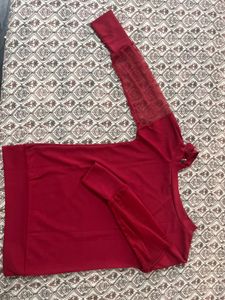 Stylish Red Top - Never Worn