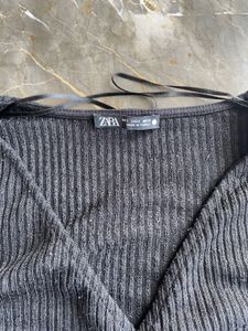 Zara Ribbed Crop Top