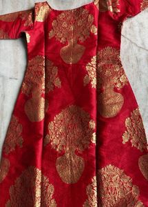 Red &amp; Gold Kurta brocade