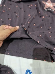 Intouche Star Themed Nightsuit For Women