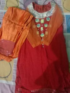 Traditional Mirror Work Suit...!!!!!!