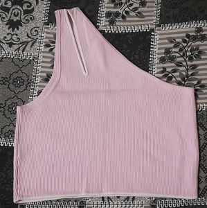 Pink One-Shoulder Top ✨️🎀
