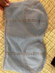 Brand New Blue Crop Top, Bust- 36/38