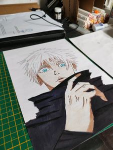 A4 Size Portrait of Gojo Satoru