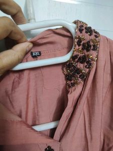 XXL Pink Embellished Top