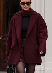 Red Patterned Blazer