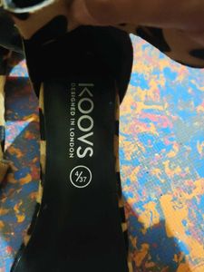 Animal Print Heeled Sandals