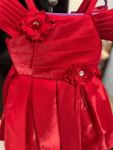 Red Partywear Frock
