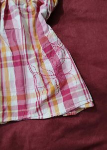 Y2K Pink Plaid Cami Top
